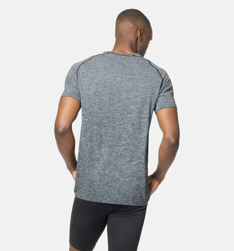 T-shirt Essential Seamless Grey - Tee Shirt Mc | Odlo