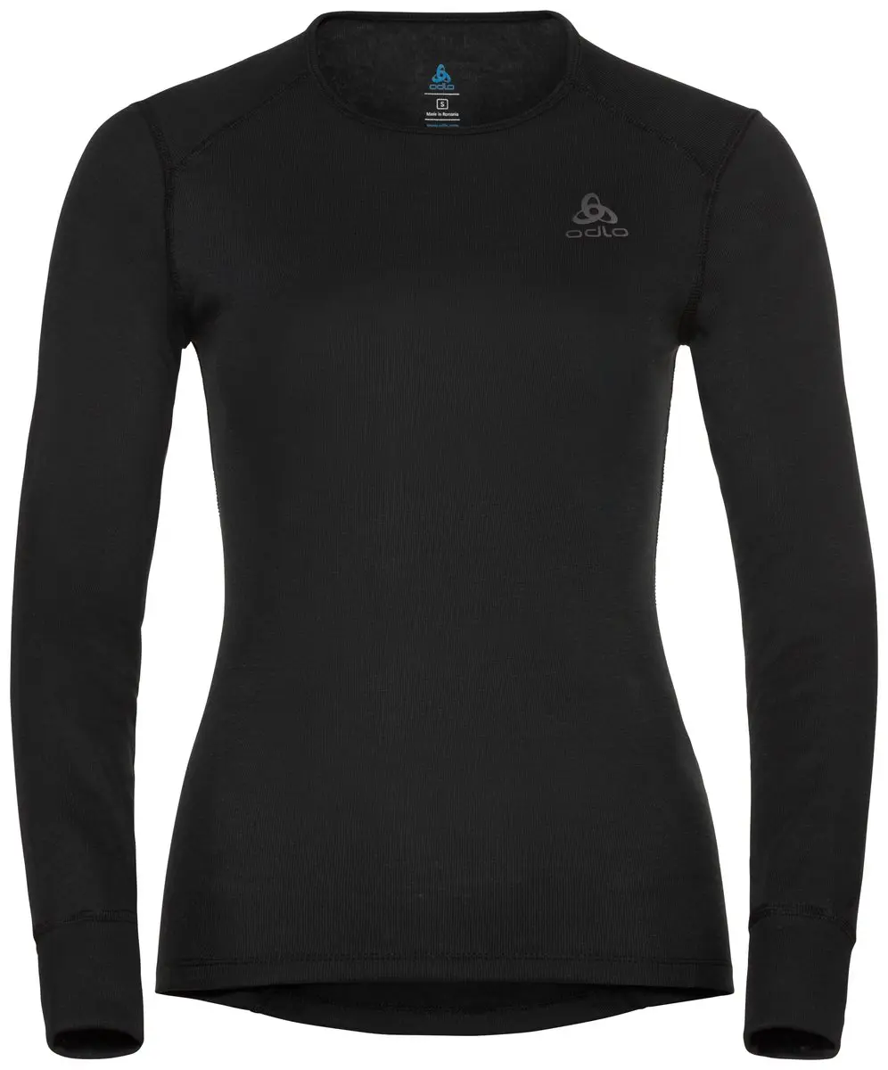 T-shirt Femme Active Warm Eco Noir - Tee Shirt Ml | Odlo