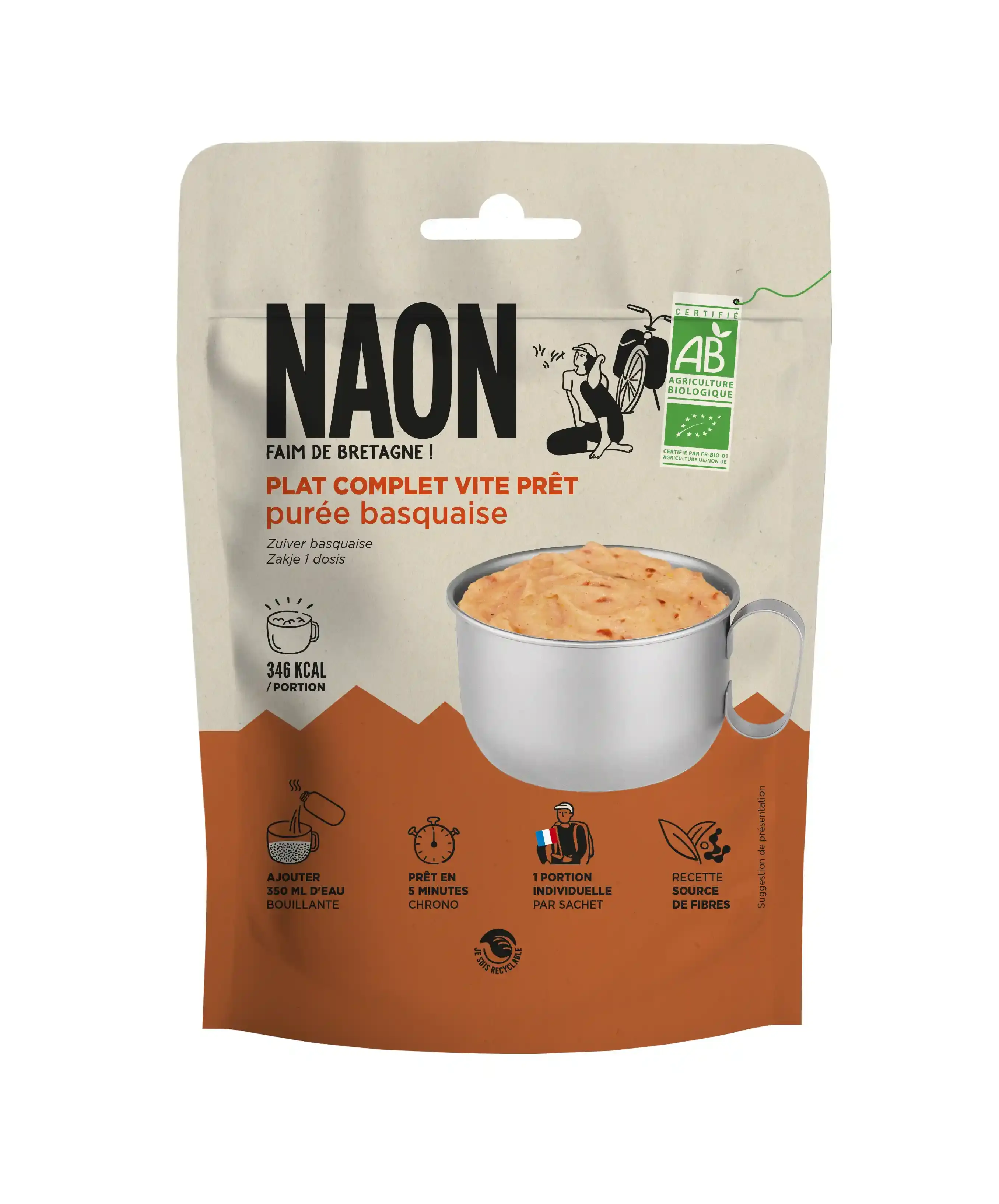 Puree Basquaise - Repas Lyophilise | Naon