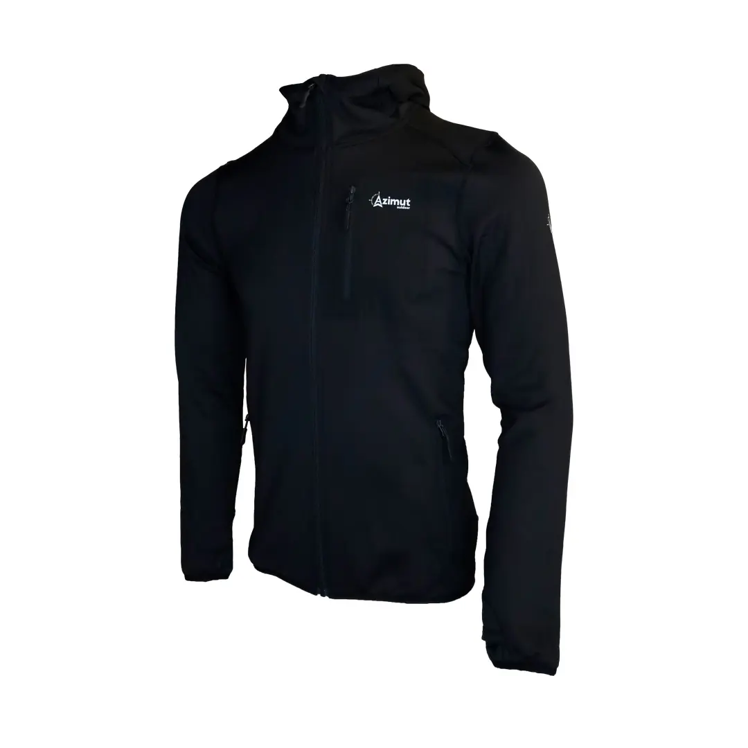 Veste Polaire Homme Trekking Gr+ Noir - Veste