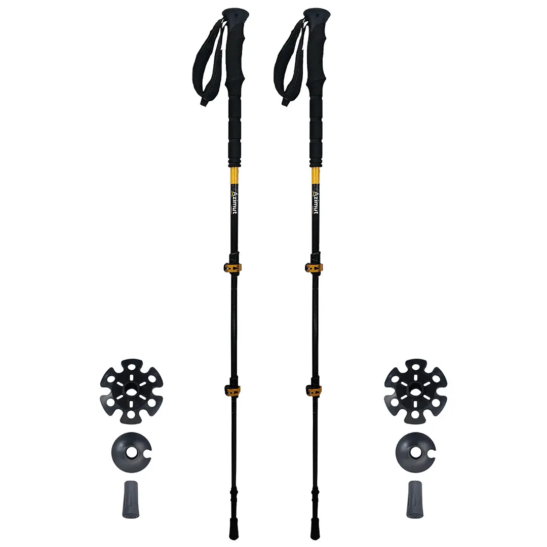Carbone Trek 2 (paire) Batons De Randonnée Trek | Azimut Outdoor