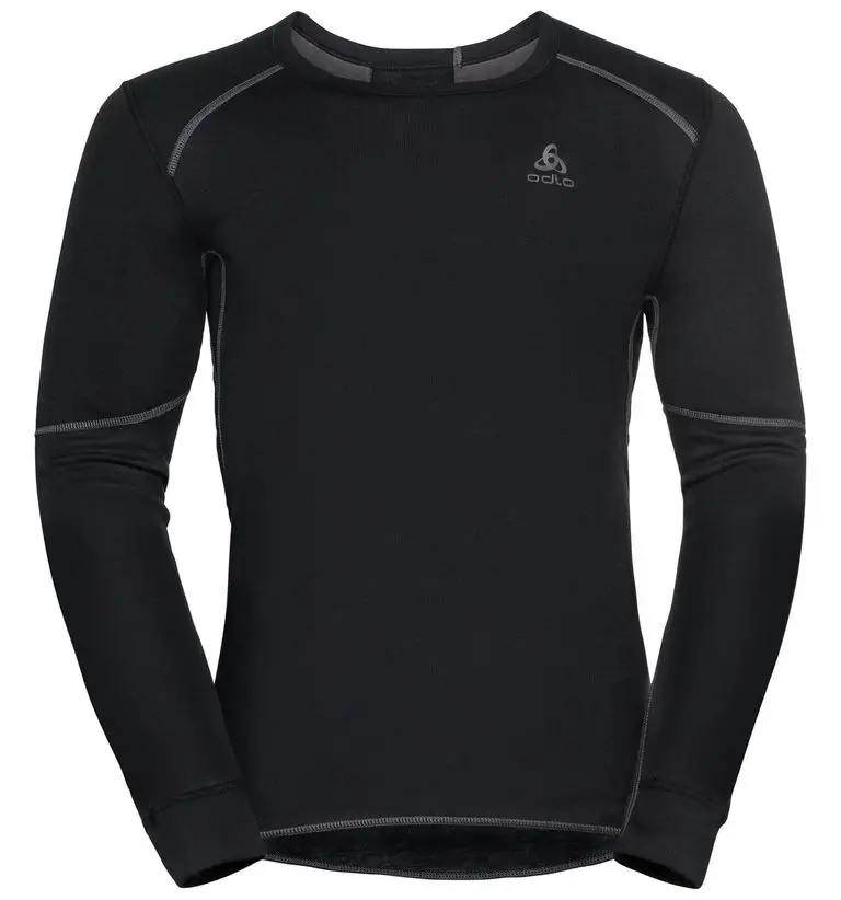T-shirt Active X Warm Eco Crew Black - Tee Shirt Ml | Odlo