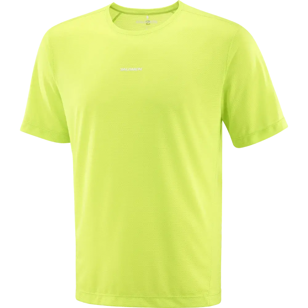 T-shirt Shkout Core Acid Lime - Tee Shirt Mc | Salomon