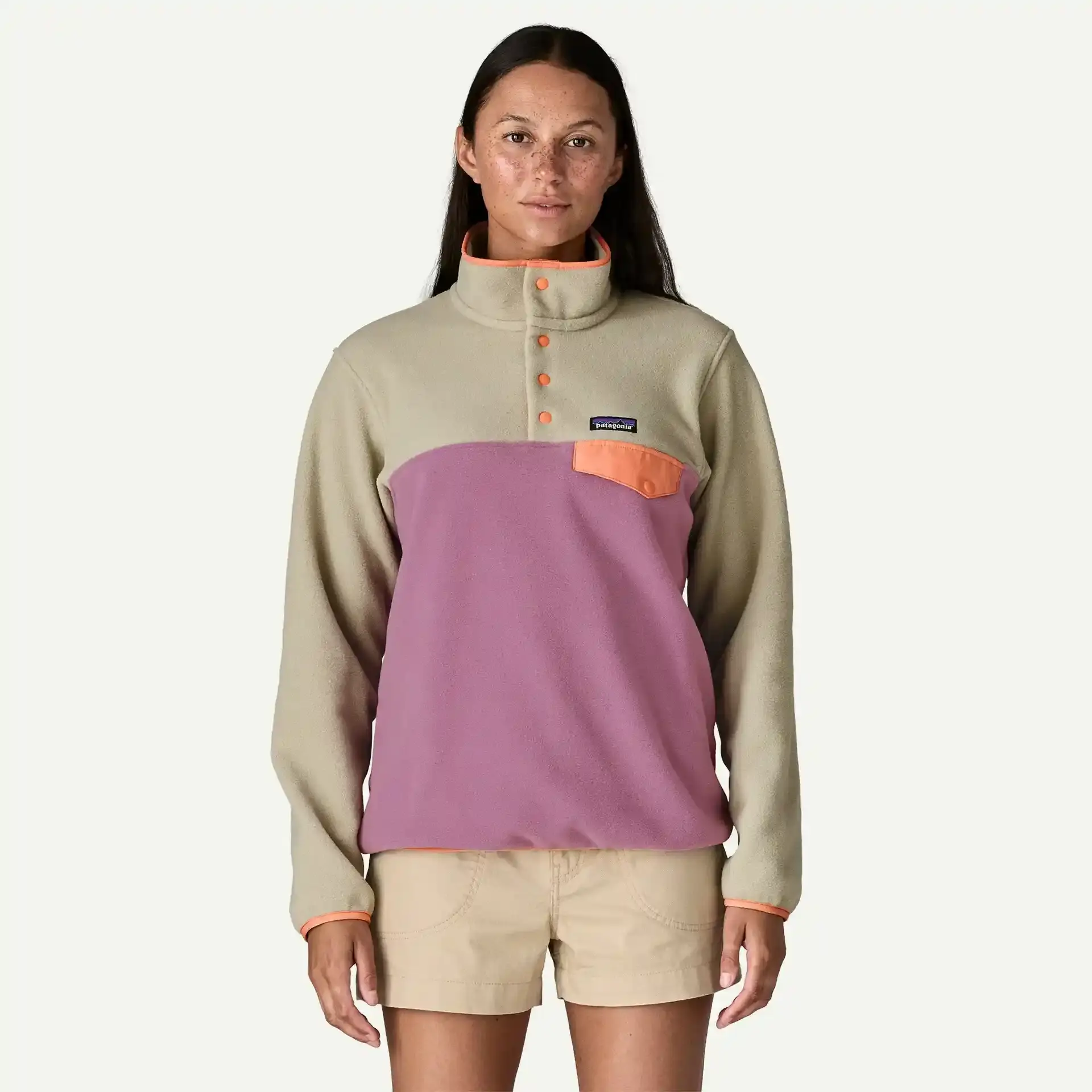 Polaire Femme Lightweight Synch Snap-t Light Violet - Polaire | Patagonia