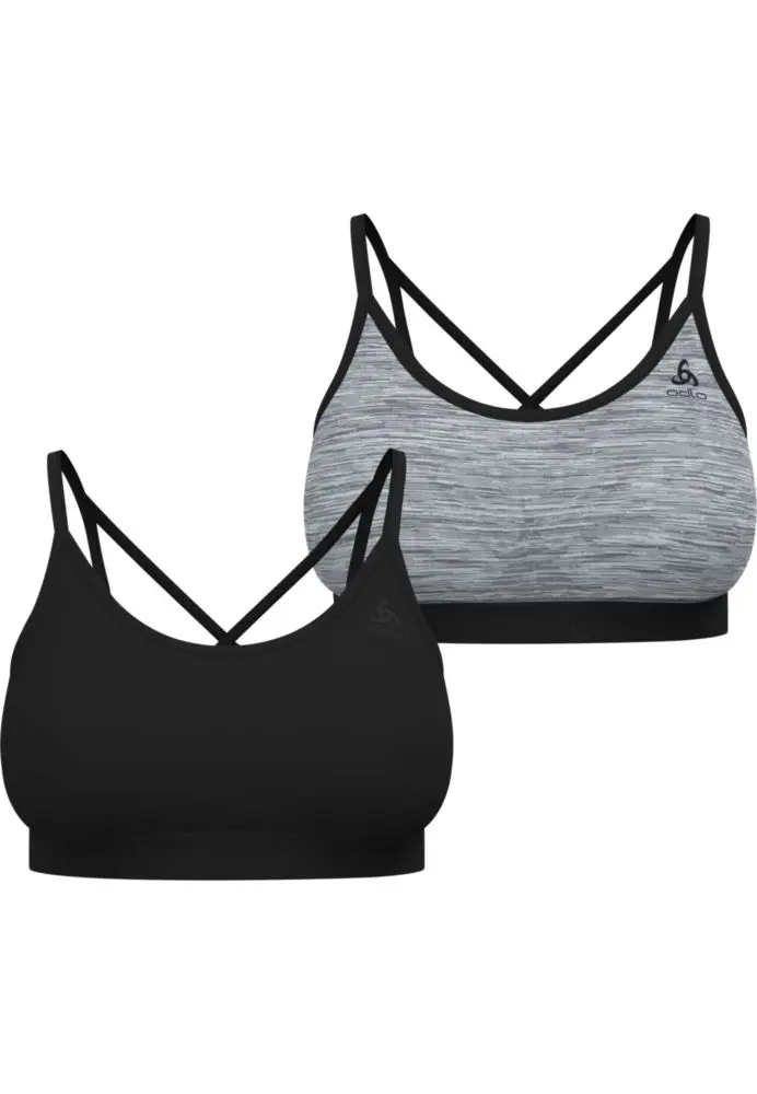 Brassière Seamless Low Black Grey - Brassiere | Odlo