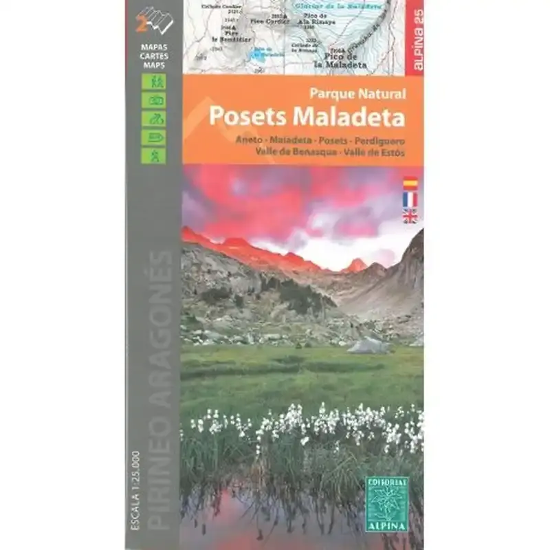 Parque Nacional Posets Maladeta (2 Cartes) 1/25.000 - Cartes | Alpina