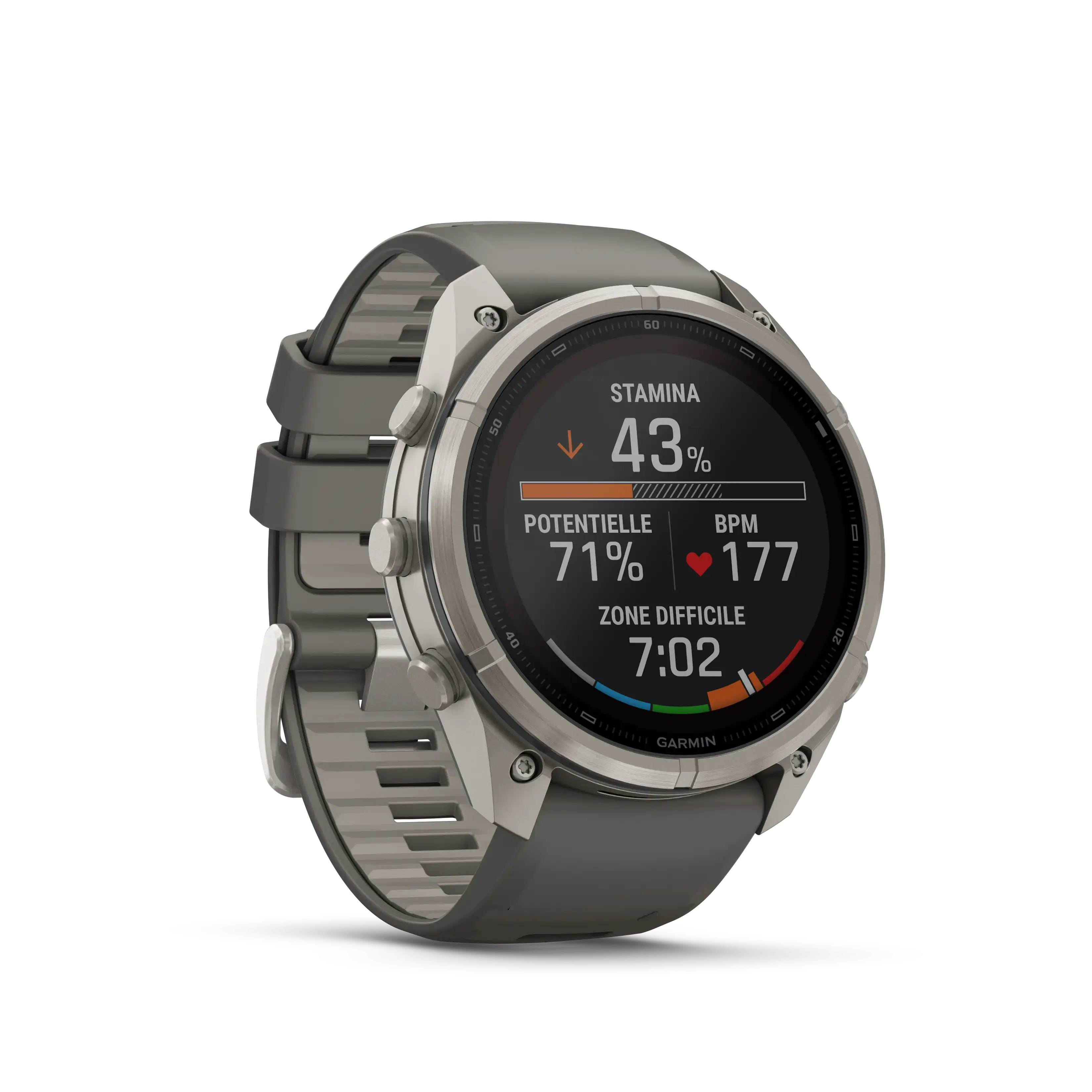Fenix 9 Pro 51mm Solar Inreach Titane Pebble Grey - Gps | Garmin