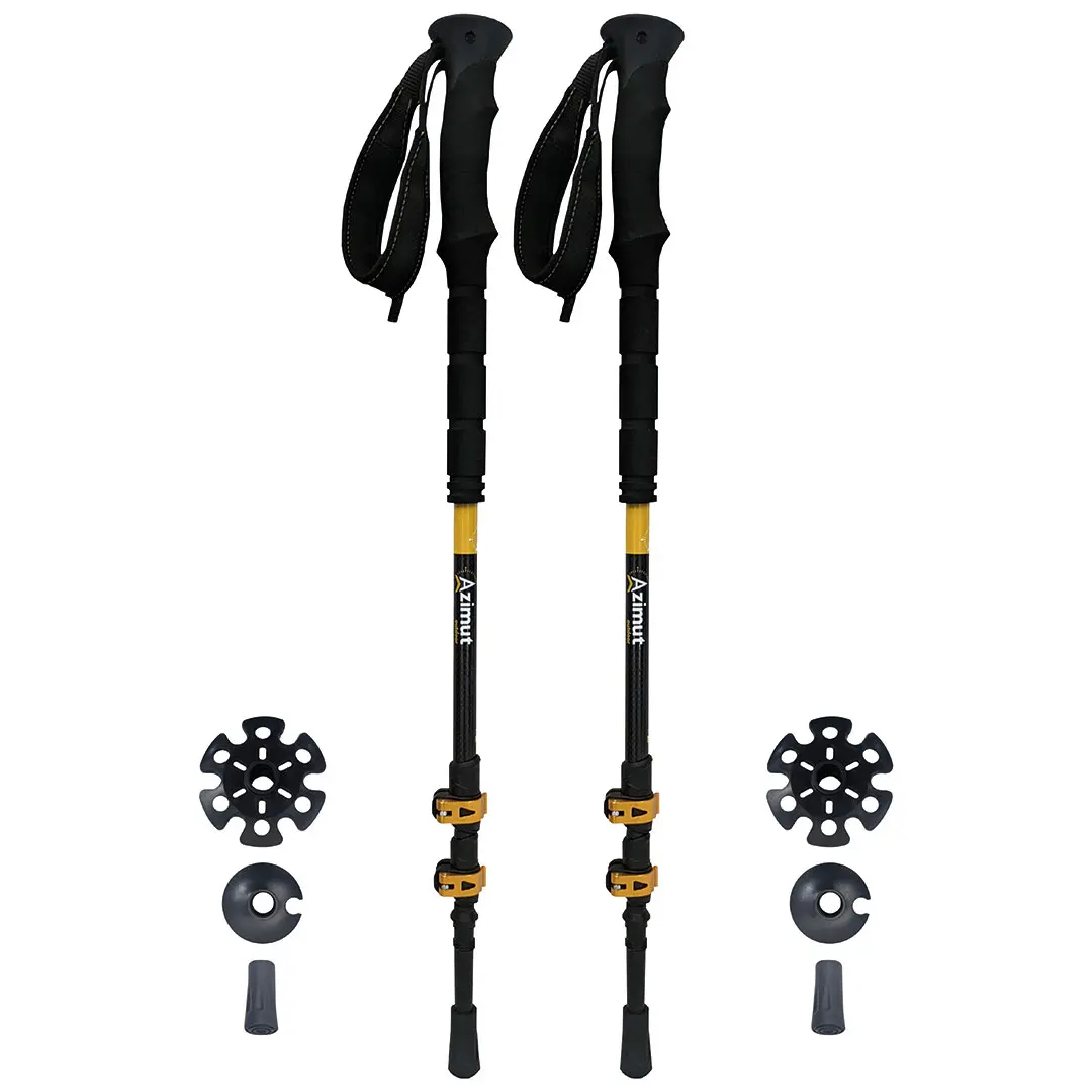 Carbone Trek 2 (paire) Batons De Randonnée Trek | Azimut Outdoor