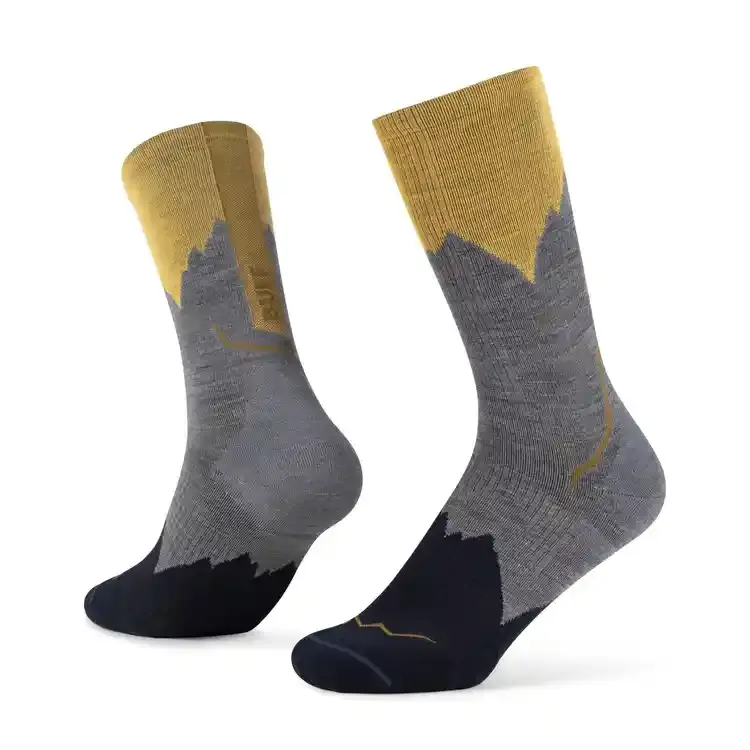 Chaussettes Lw Merino Wool Crew Grey - Chaussettes | Buff