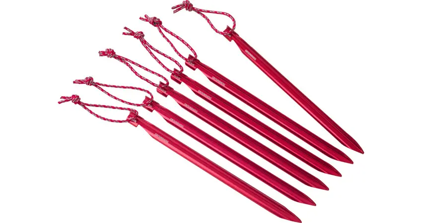 6 Piquets Groundhog - Accessoire Tente | Msr
