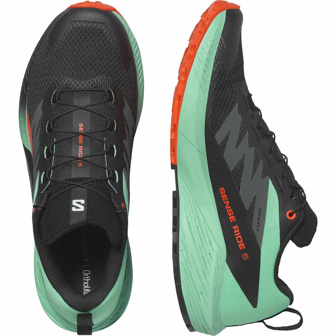 Sense Ride 5 Black Bay Tomato - Chaussures | Salomon