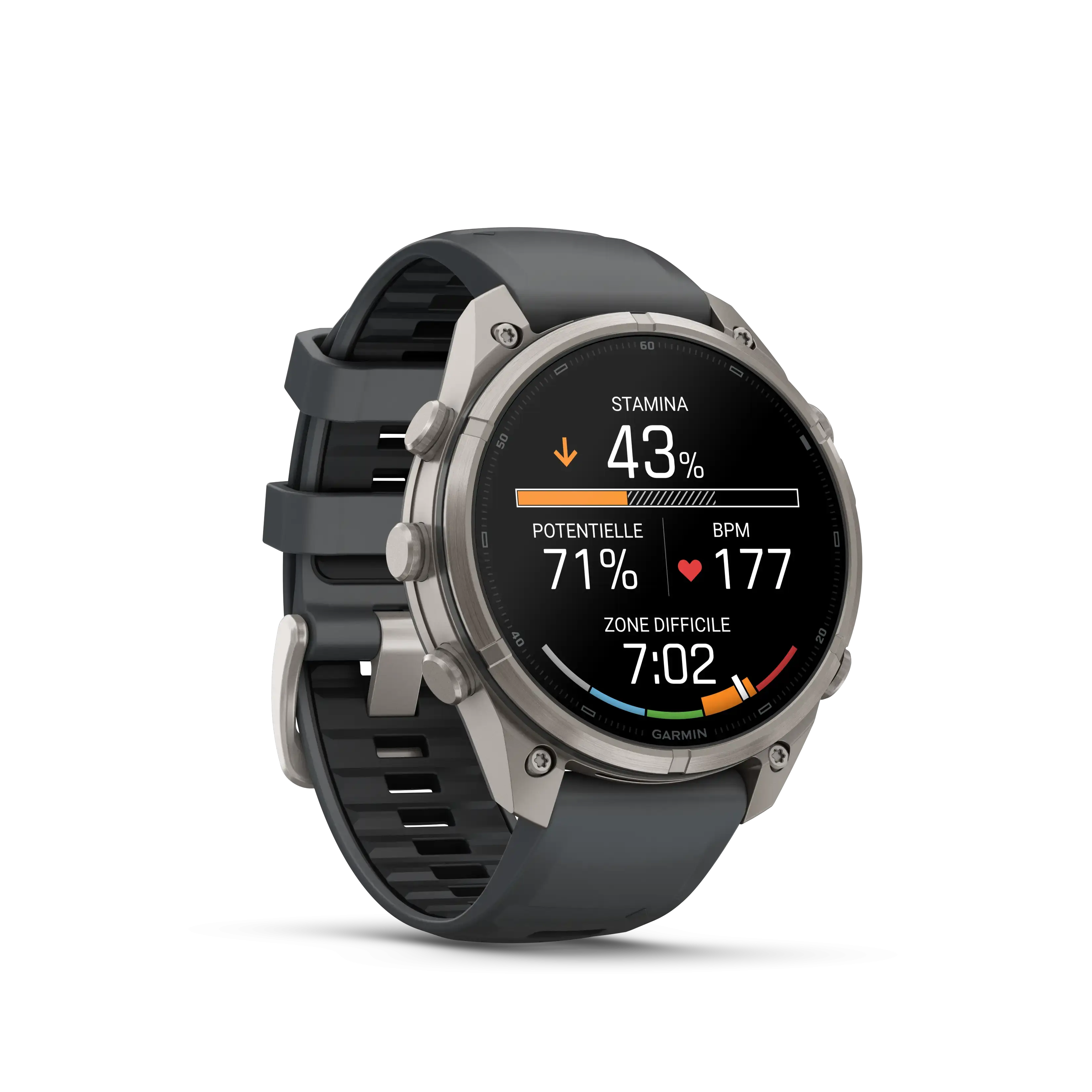 Fenix 9 Pro 47mm Amoled Inreach Titane graphite noir - Gps | Garmin