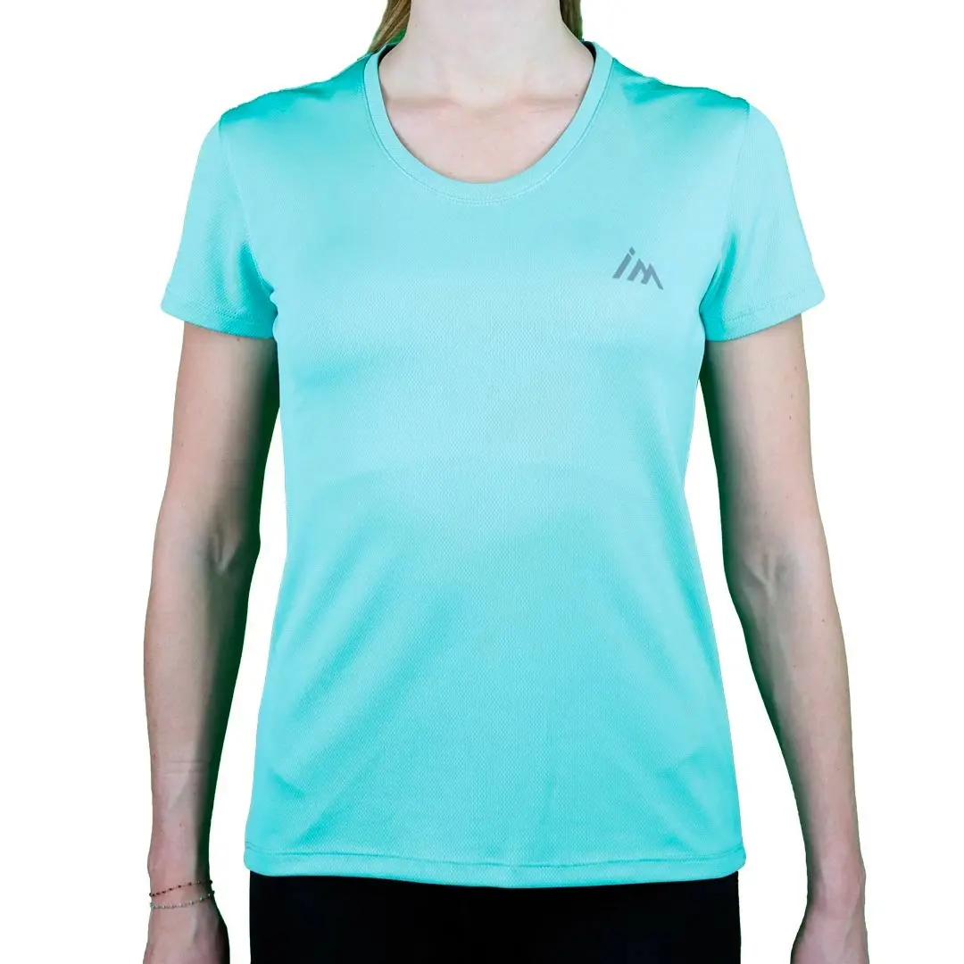 Vetement Running T-shirt Femme Trail+ Turquoise | Impulse Outdoor