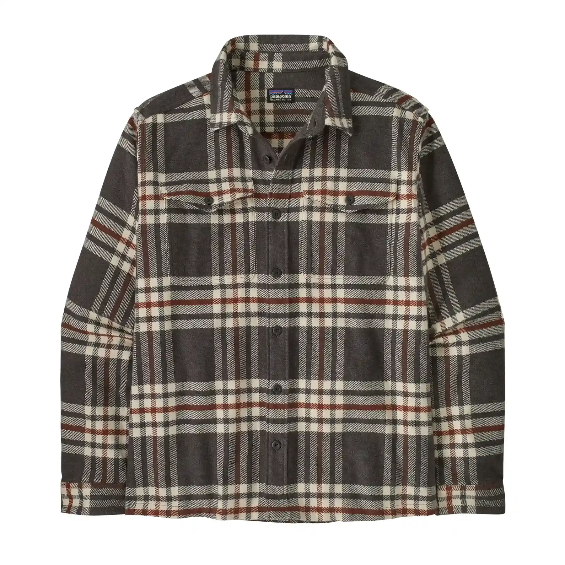 Chemise Fjord Flannel Catch Ink Black - Chemise | Patagonia