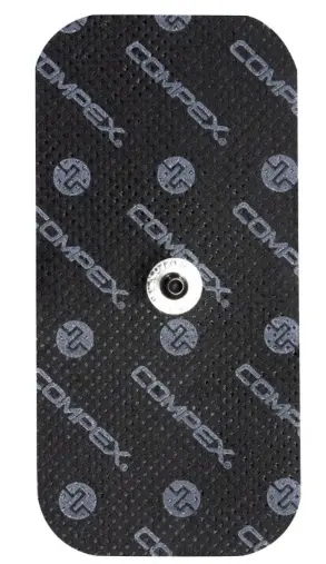 2 Electrodes 1 Snaps 5*10cm - Accessoire Electrostimulation | Compex