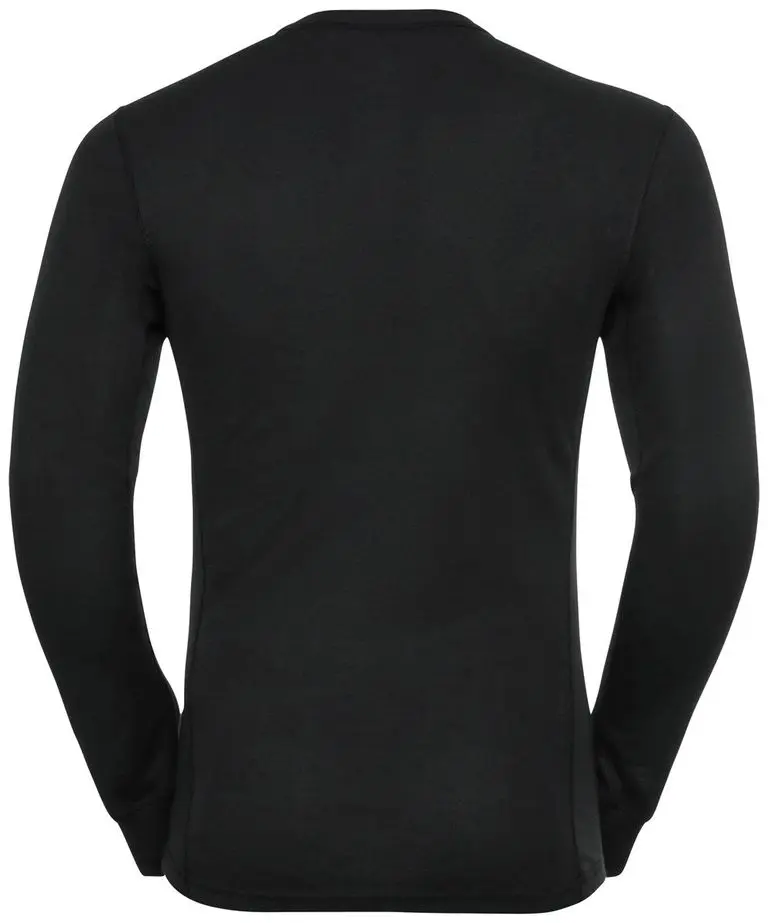 T-shirt Active Warm Eco Crew Black - Tee Shirt Ml | Odlo