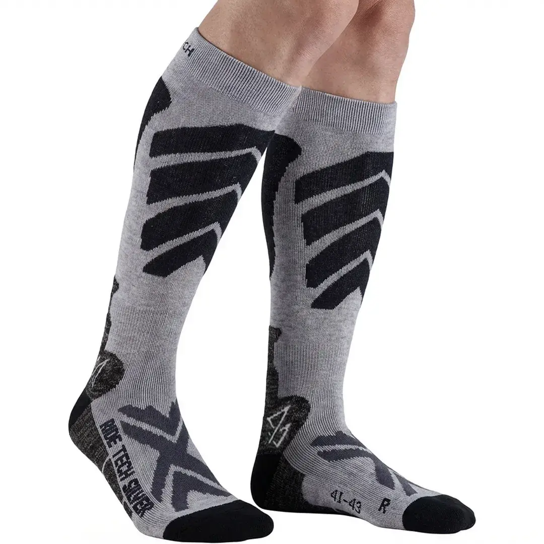 Chaussette De Ski Ride Tech Silver (1 Paire) | Approach Outdoor