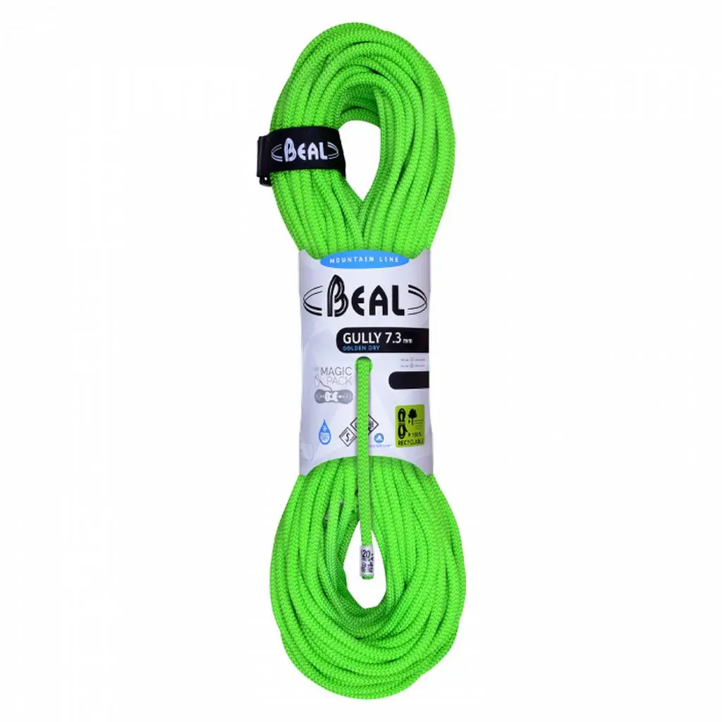Gully 7,3mm Golden Dry 50m  Vert - Cordes A Double | Beal