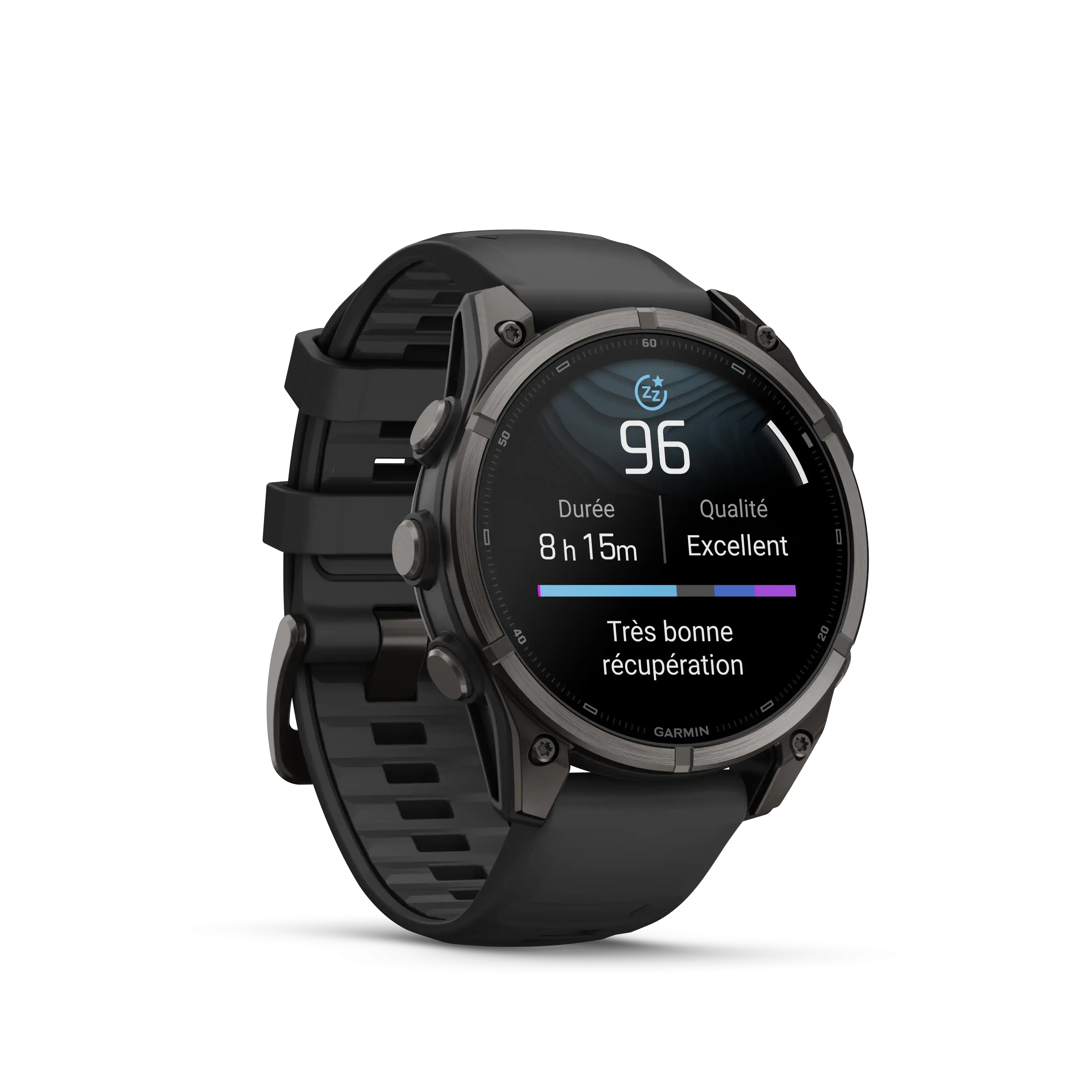 Fenix 9 47mm Titane Carbon Gray DLC /black Band - Gps | Garmin
