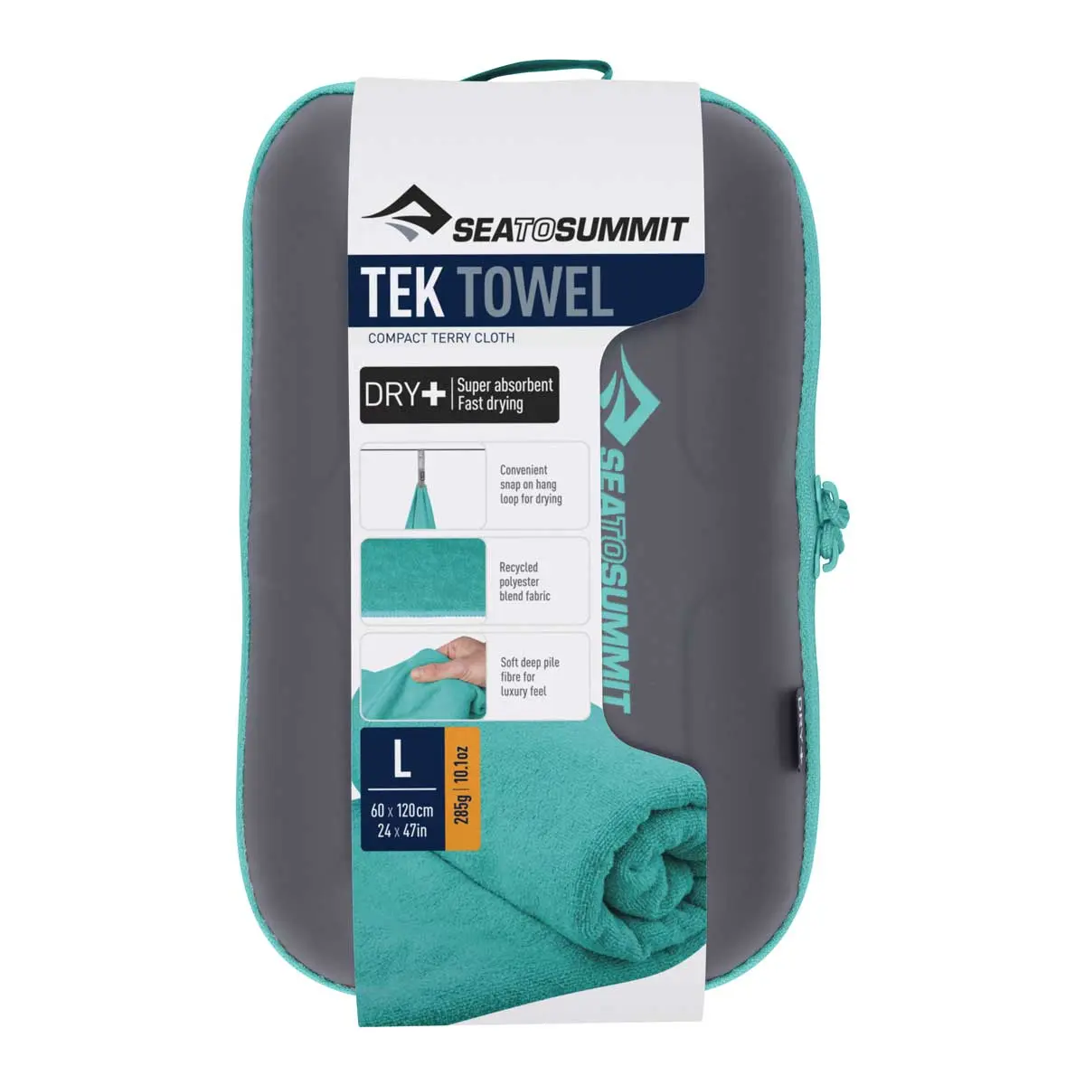 Tek Towel L Bleu Baltic - Serviette | Sea To Summit