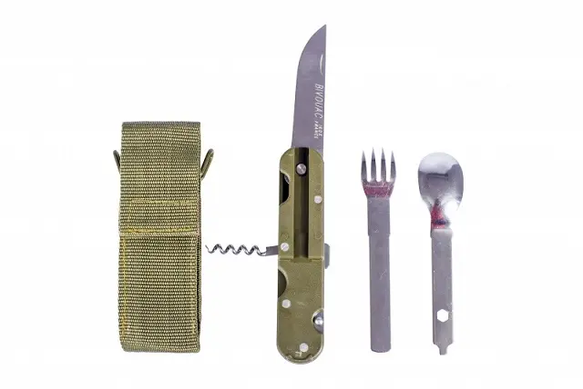 Couteau Bivouac + Housse - Couverts | Cao