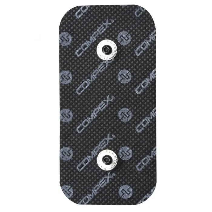 2 Electrodes 2 Snaps 5*10cm - Accessoire Electrostimulation | Compex