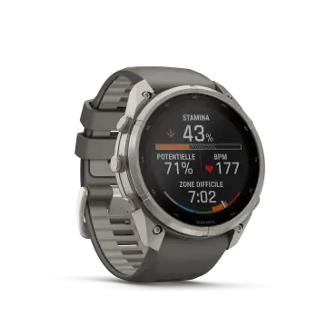 Fenix 9 Pro 51mm Solar Inreach Titane Pebble Grey - Gps | Garmin