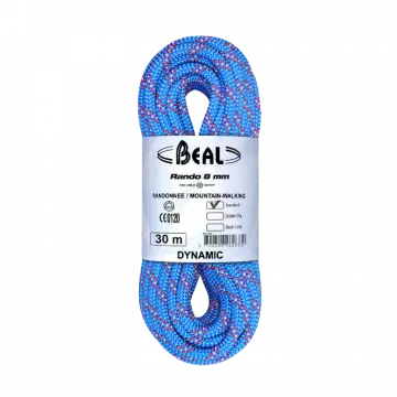 Rando 8mm X 30m Bleu - Corde | Beal