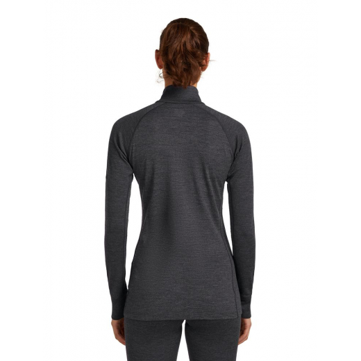 T-Shirt Femme Mer 260 Zoneknit Half Zip Jet Heather