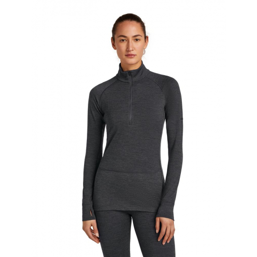 T-Shirt Femme Mer 260 Zoneknit Half Zip Jet Heather