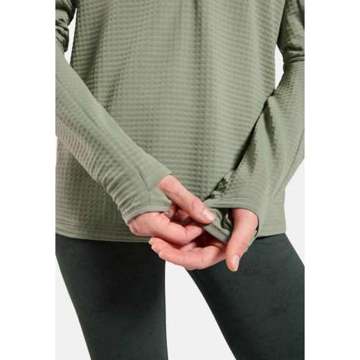 T-shirt 1/2 Zip Femme Essential Thermal Shadow