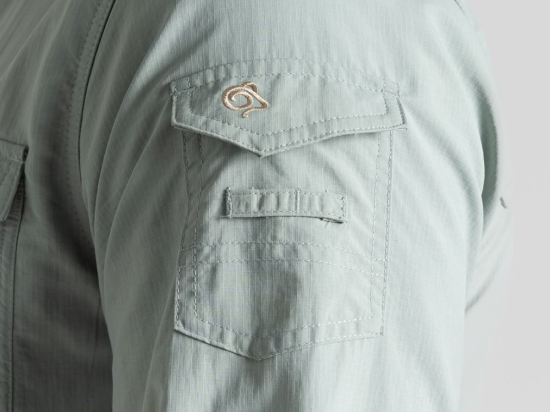 Chemise Craghoppers Adventure Homme XL Gris - Manches Longues