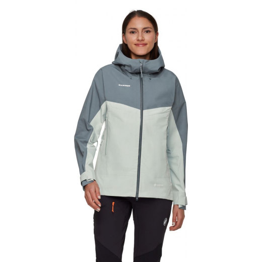 Crater IV HS Hooded Jacket Women Silver Sage Strata