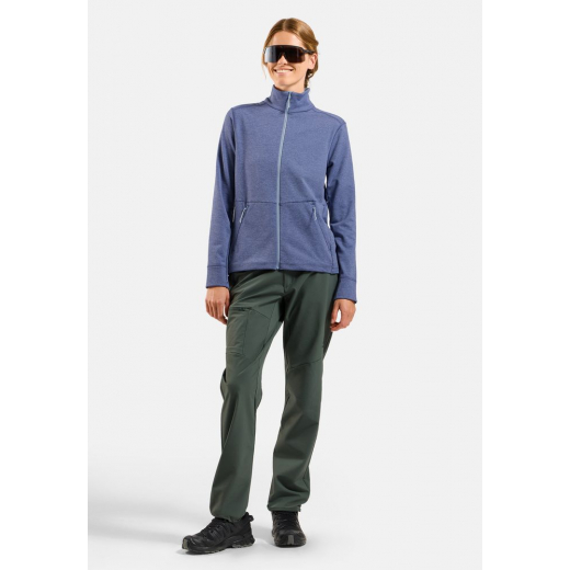 Veste Polaire Femme Grid Fleece Blue Heron Melange