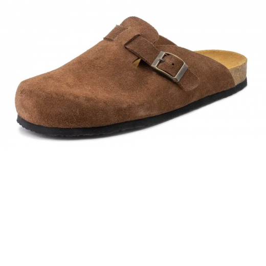Bio Slipper  UMA Suede Marron