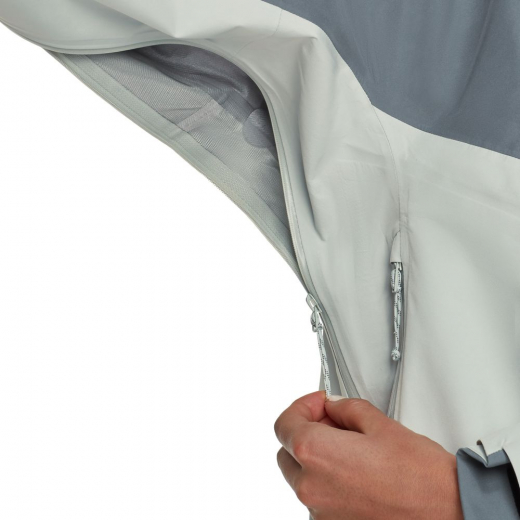 Crater IV HS Hooded Jacket Women Silver Sage Strata