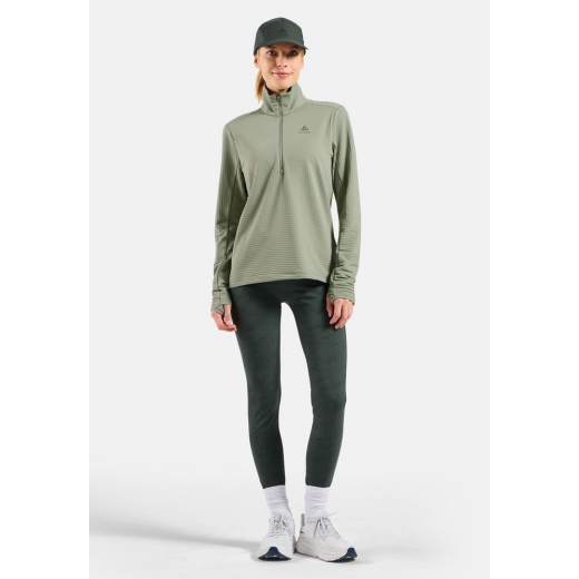T-shirt 1/2 Zip Femme Essential Thermal Shadow