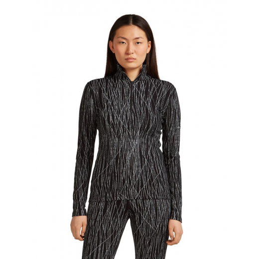T-Shirt Femme Mer 260 Vertex Delta Aop Black Snow