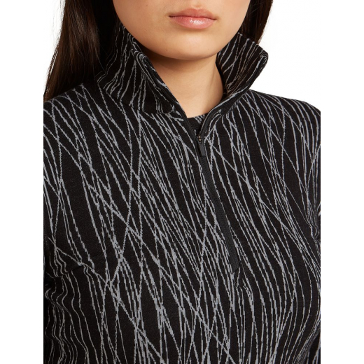 T-Shirt Femme Mer 260 Vertex Delta Aop Black Snow