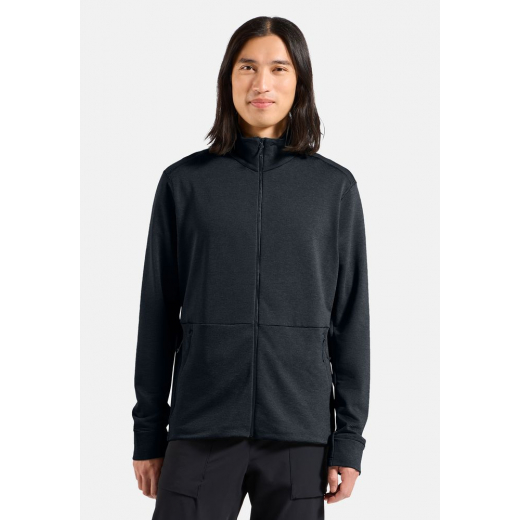 Veste Polaire Grid Fleece Black Melange