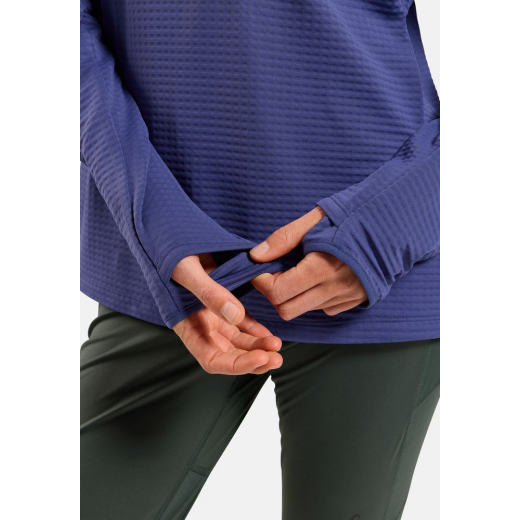 T-shirt 1/2 Zip Femme Essential Thermal Skipper Blue