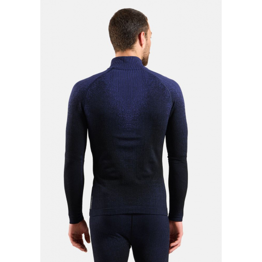 T-shirt 1/2 Zip Performance Warm Blackcomb Skipper Blue