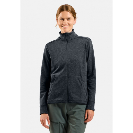 Veste Polaire Femme Grid Fleece Black Melange