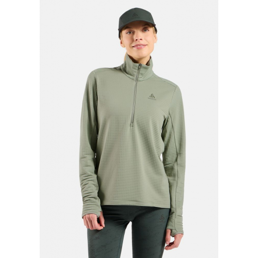 T-shirt 1/2 Zip Femme Essential Thermal Shadow