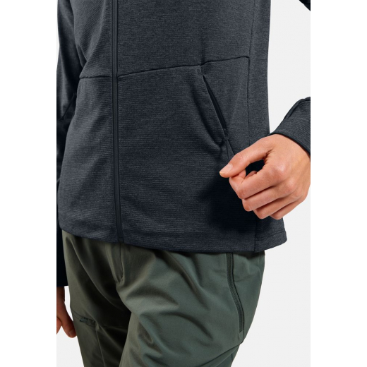 Veste Polaire Femme Grid Fleece Black Melange