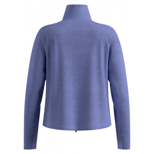 Polaire Femme Grid Fleece 1/2 Zip Blue Heron Melange