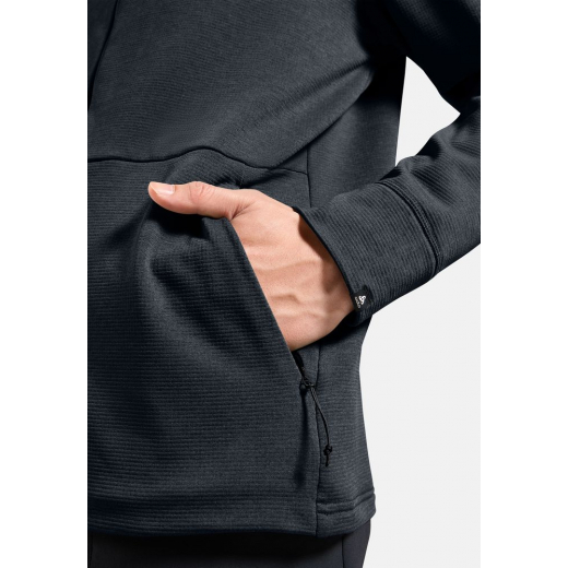 Veste Polaire Grid Fleece Black Melange
