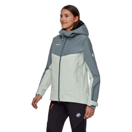 Crater IV HS Hooded Jacket Women Silver Sage Strata
