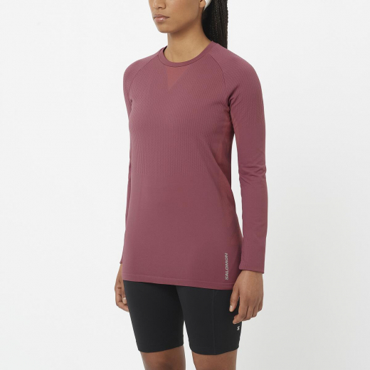 T-Shirt Femme Sense Aero Seamless Nocturne Cyclamen