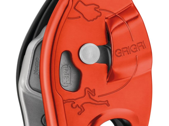 Assurage Escalade Assureur PETZL Grigri Mousqueton Screw-Lock - Rouge Et Orange, Pour Escalade Et Sécurité Corde 8.5-11mm